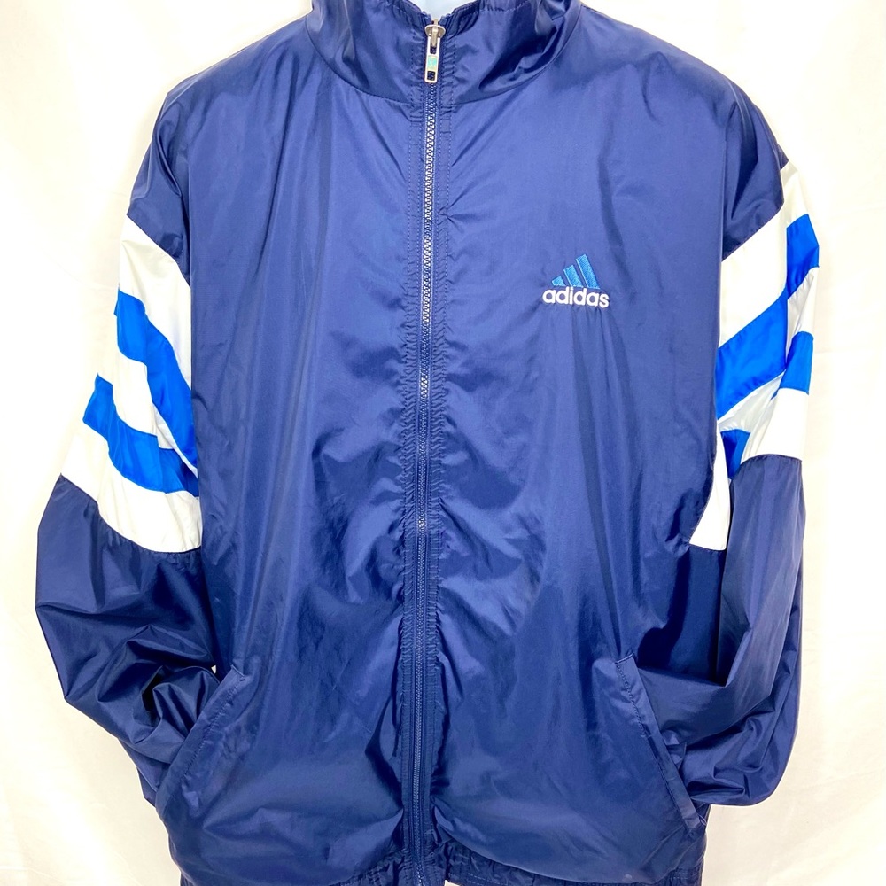Vintage Adidas windbreaker mens sz XL